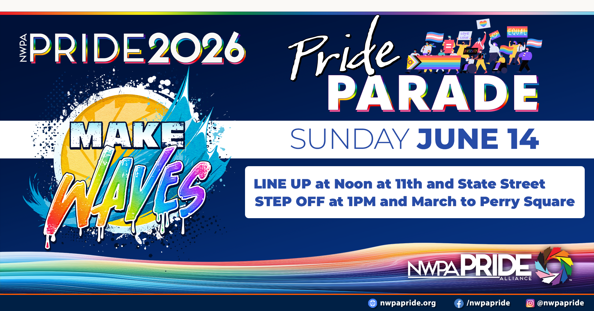 Erie Pride Parade 2026 - Sunday, June 14